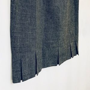 Evan-Picone box pleat hem skirt